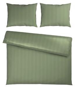 Premium Living Posteljnina Xenia Streif Xxl, Zelena, 2x60/80, 200/200