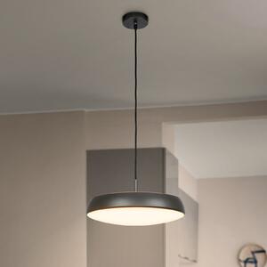 Briloner LED-visoka svetilka Nala, antracitna, kovina/plastika, Ø 35 cm, Črna, Dnevna soba / jedilnica, Plastika, Sodobni