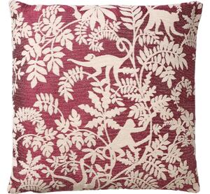 Okrasna prevleka za blazino ABU MERLOT 45x45 cm, vinsko rdeča