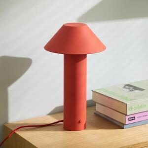 Hübsch LED namizna svetilka Tower, rdeča, višina 32 cm, kovinska, zatemnjen, Zelena, Dnevna soba / jedilnica, Kovina, Sodobni