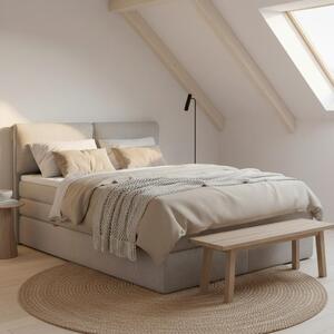 Bessagi Home Postelja Boxspring Mosamo, 180x200, Svetlo Siva
