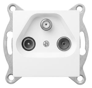 RTV-SAT Vtičnica OSTE JNH011-A WHITE