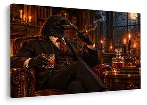 Slika krokarjev gentleman s cigaro