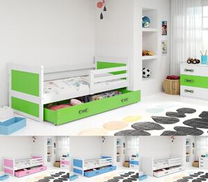 POSTELJA RICO 90x200 s predalom in GRATIS ležiščem - BELA (VEČ BARV)