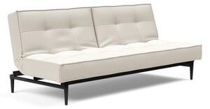 Kavč SPLITBACK SOFA BED s črnimi stileto lesenimi nogicami-Svetlo modra