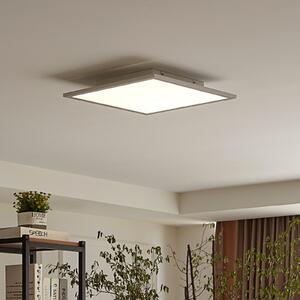 Lindby LED panel Livel, 4000K, 40 cm x cm, srebrn, kovinski, Kovinska, Kuhinja, Aluminij, Sodobni