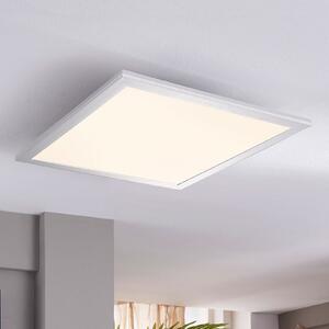 Lindby LED panel Livel, komplet 2, 4.000 K, 40 x cm, srebrna, Kovinska, Kuhinja, Plastika, Sodobni