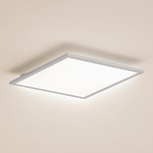 Lindby LED plošča Enhife, bela, 40 x cm, kovinska, 4.000 K, Bela, Študija / pisarna, Aluminij, Sodobni