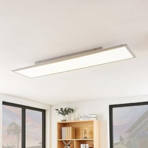 Lindby LED panel Stenley, CCT, 120 cm x 30 cm, z možnostjo zatemnitve, zatemnjen, Bela, Kuhinja, Plastika, Sodobni