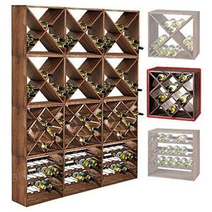 Kesper Borovo stojalo za vino II - 50 x 50 x 25 cm