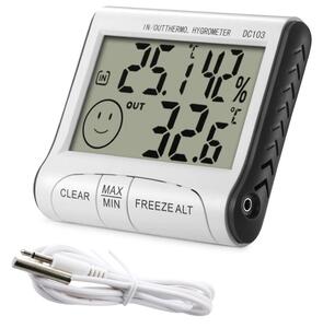 LCD brezžična vremenska postaja zunanja + senzor