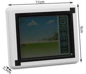 LCD brezžična vremenska postaja touch in zunanja enota