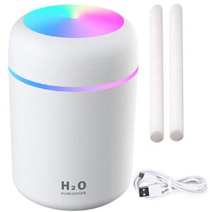 LED RGB vlažilec zraka difuzor 300ml USB