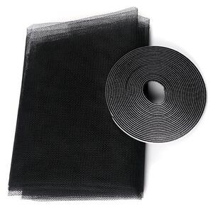 Univerzalni okenski komarnik - mreža proti komarjem 130x150cm črna