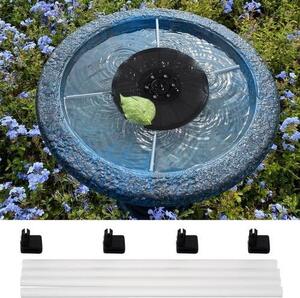 LED RGB solarna plavajoča vrtna fontana - črpalka za ribnike