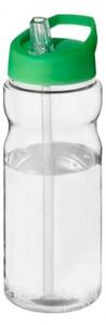 Steklenica za Vodo z Izlivnim Pokrovom in Slamico (600ml)