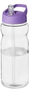 Steklenica za Vodo z Izlivnim Pokrovom in Slamico (600ml)