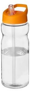 Steklenica za Vodo z Izlivnim Pokrovom in Slamico (600ml)