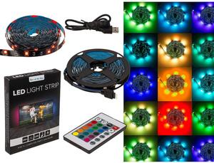 Set USB TV LED RGB trak televizijska osvetlitev 5m + daljinec