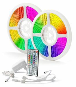 Set RGB LED trak 10m detektor gibanja in upravljalec IP44 Brilite