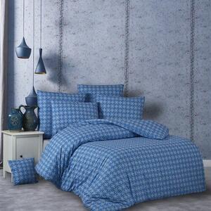 BedTex Bombažno posteljno perilo Snorri blue , 220x 200 cm, 2 kosa 70 x 90 cm, 220 x 200 cm, 2 kos 70 x 90 cm