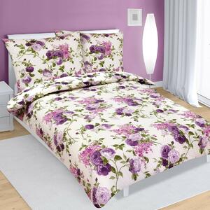 Bellatex Bombažno posteljno perilo Rose lilac ,140 x 220 cm, 70 x 90 cm, 140 x 220 cm, 70 x 90 cm