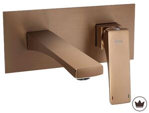REA PREMIUM Joe Brush Copper Skrita armatura za umivalnik