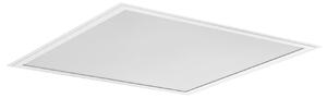BRUMBERG LED-panel Aggy 62 x cm, vklop/izklop, 3000 K, mikroprizmatičen, Bela, Študija / pisarna, Aluminij, Vgradne luči kotne