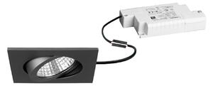 BRUMBERG LED vgradni reflektor Damita-S, RC-dim, mat titan, IP65, zatemnjen, Kovinska, Kopalnica, Aluminij, Vgradne luči kotne