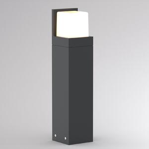 Molto Luce LED-ulična svetilka FYNN-C, višina 45 cm, antracitna, CCT IP65, vklop/izklop, Črna, Aluminij, Sodobni, Zunanji podstavek