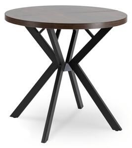 JAKS Okrogla raztegljiva miza 80 - 160 cm oreh Dorian
