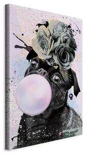 Artgeist Slika Na Platnu Pug With Bubble Gum