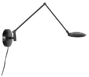 Steinhauer LED-stenna svetilka Zenith 2 z ročajem, črna, CCT, kovina, vtič, zatemnjen, Črna, Dnevna soba / jedilnica, Kovina, Sodobni