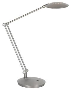 Steinhauer LED namizna svetilka Zenith 2, jeklo, CCT, daljinski upravljalnik, zatemnjen, Kovinska, Študija / pisarna, Kovina, Sodobni