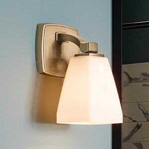 KICHLER Stenska svetilka Marant, svetlo bronasta/opalska, višina 24 cm, IP44, G9-LED, Bronasta / starinska medenina, Kopalnica, Kovina, Sodobni, Zidna vtičnica na vrhu