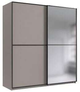 Modern Living Omara Z Drsnimi Vrati Ulm, Sivobež, Črna