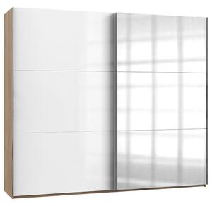 Modern Living Omara Z Drsnimi Vrati Level 36 D, Bela, Barva Hrasta