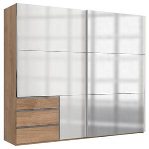 Modern Living Omara Z Drsnimi Vrati Level 36 D, Bela, Barva Hrasta