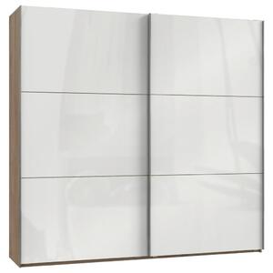 Modern Living Omara Z Drsnimi Vrati Level 36 D, Bela, Barva Hrasta