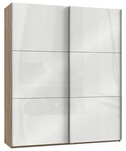 Modern Living Omara Z Drsnimi Vrati Level 36 D, Bela, Barva Hrasta