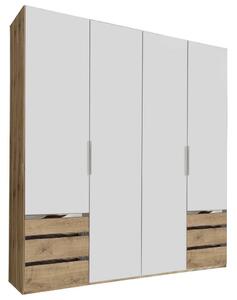 Modern Living Omara S Klasičnimi Vrati Level 36 A, Bela, Barva Hrasta