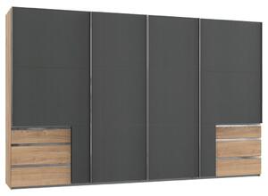 Modern Living Omara Z Drsnimi Vrati Level 36 A, Barva Grafita