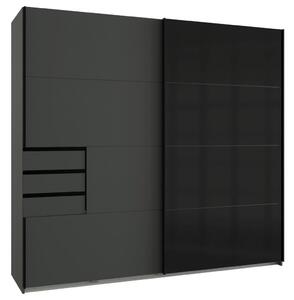 Premium Living Omara Z Drsnimi Vrati Saigon, Črna, Barva Grafita