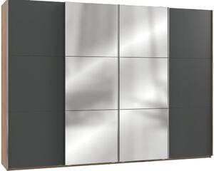 Modern Living Omara Z Drsnimi Vrati Level 36 A, Barva Grafita