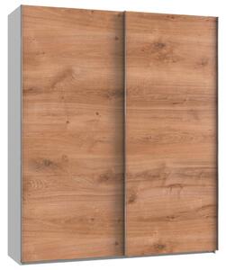 Modern Living Omara Z Drsnimi Vrati Level 36 A, Bela, Barva Hrasta