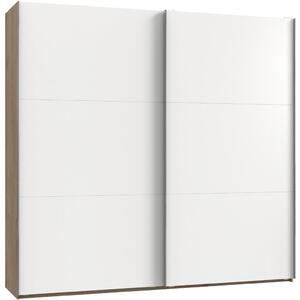 Modern Living Omara Z Drsnimi Vrati Level 36 A, Bela, Barva Hrasta