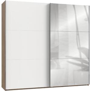 Modern Living Omara Z Drsnimi Vrati Level 36 A, Bela, Barva Hrasta
