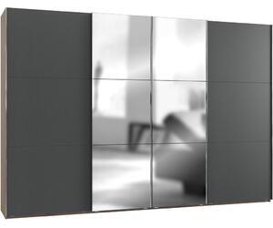 Modern Living Omara Z Drsnimi Vrati Level 36 A, Barva Grafita