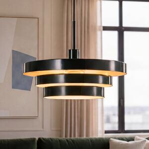 OSRAM viseča svetilka Decor Layer, temno zelena, Ø 40 cm, kovina, zatemnjen, Zelena, Dnevna soba / jedilnica, Kovina, Sodobni
