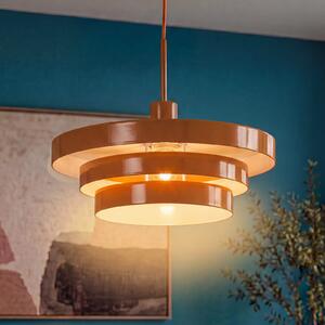 OSRAM viseča svetilka Decor Layer, oranžna, Ø 40 cm, kovina, zatemnjen, Oranžna, Dnevna soba / jedilnica, Kovina, Sodobni